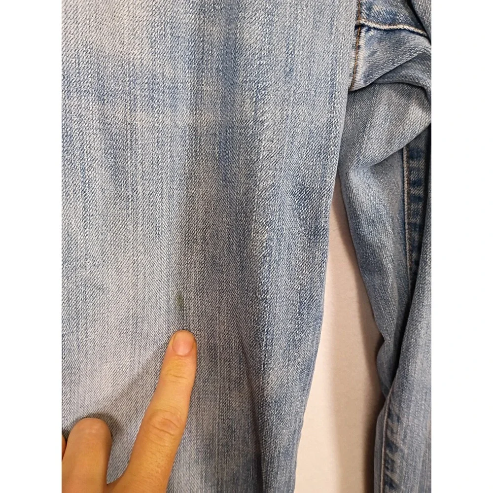 Vintage Aesthetic Eddie Bauer Mens 33x29 Blue Light Wash Classic Fit Jeans